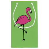 Roze Flamingo Cadeautas (Achterkant)
