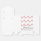 Roze Flamingo Cocktail Party Bedankdoosjes (Ongevouwen)