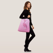  roze flamingo crossbody tas (Op model)