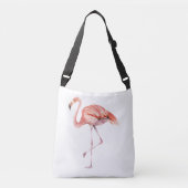 Roze Flamingo Crossbody Tas (Voorkant)