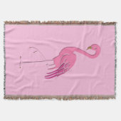 roze flamingo deken (Voorkant)