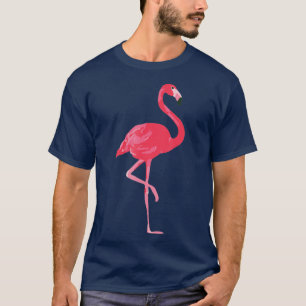 Roze Flamingo Design T-shirt