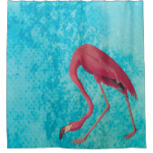  roze flamingo douchegordijn (Voorkant)