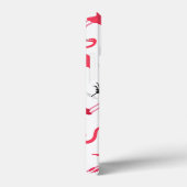 Roze Flamingo en Palm Tree Pattern Case-Mate iPhone Case (Achterkant / Rechts)