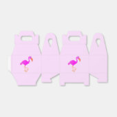 Roze Flamingo Favor Box Bedankdoosjes (Uitgevouwen)