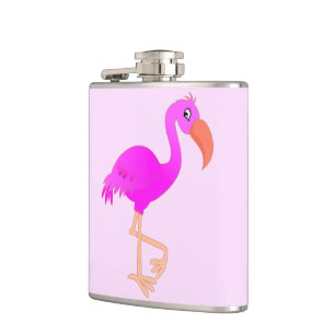 Roze Flamingo Fles Heupfles