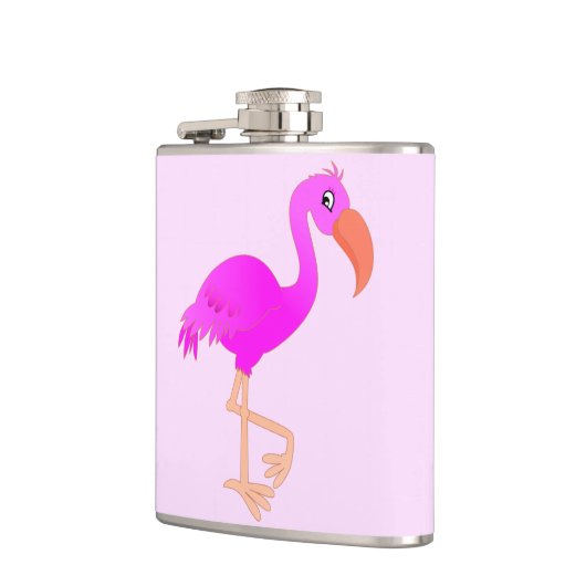 Roze Flamingo Fles Heupfles (Links)