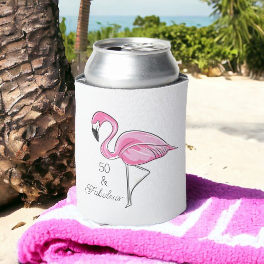 Roze Flamingo Flocking Fabulous bij Fifty