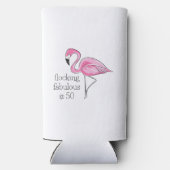 Roze Flamingo Flocking Fabulous bij Fifty (Achterkant)