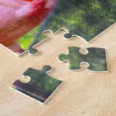 Roze Flamingo Florida. Jigzaag Puzzle Legpuzzel (Zijkant)