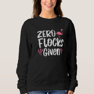 Roze Flamingo Fluisteraar Vogel Geen Zorgen Trui