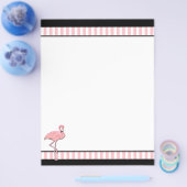 Roze Flamingo Flyer (Enkel)