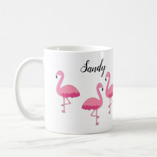 Roze Flamingo Gepersonaliseerde Koffiemok