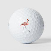 Roze Flamingo Golfballen (Voorkant)
