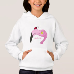  roze Flamingo Hoodie