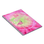 Roze flamingo Je bent prachtig Inspirerend Notitieboek (Rechterzijde)