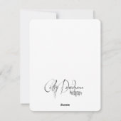 Roze Flamingo Kaart (Achterkant)