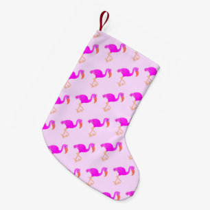Roze Flamingo Kerstsok Kleine Kerstsok