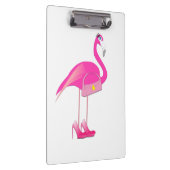 Roze Flamingo - Klembord (Rechts)