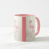 Roze Flamingo Koffie Mok (Voorkant rechts)