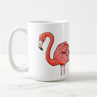 Roze Flamingo Koffiemok