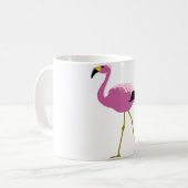 Roze Flamingo Koffiemok (Voorkant links)