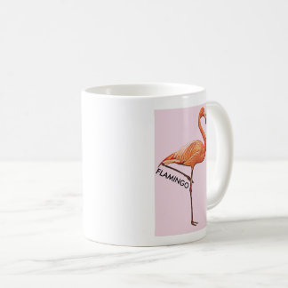 Roze flamingo koffiemok