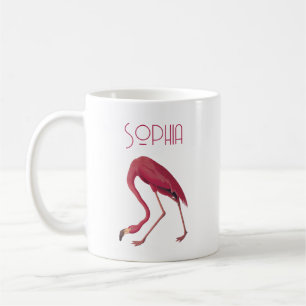  roze flamingo koffiemok