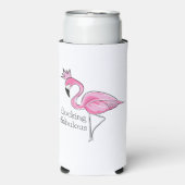 Roze Flamingo Kroon Flocking Fabulous (Seltzer Voorkant)