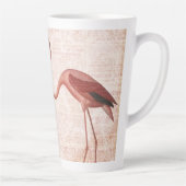 roze flamingo  latte mok (Rechts)