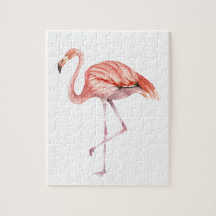 Roze Flamingo Legpuzzel