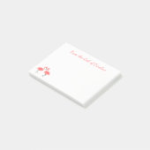 Roze Flamingo Liefde - Bruiloft Vrijgezellenfeest Post-it® Notes (Schuin)