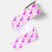 Roze flamingo lint (Achterkant)