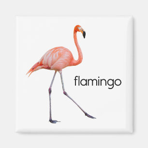 Roze Flamingo Magneet