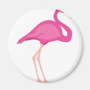 Roze Flamingo Magneet