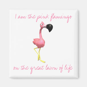 Roze Flamingo Magnet Magneet