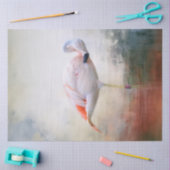 Roze flamingo met uitzicht op de rechter decoupage tissuepapier (Craft)