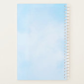 Roze Flamingo met Watermeloen en ananas Planner (Achterkant)