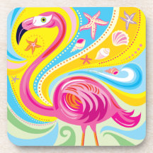 Roze Flamingo met Zeester