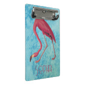 roze flamingo mini klembord (Schuin)