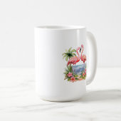Roze Flamingo Mok (Voorkant rechts)