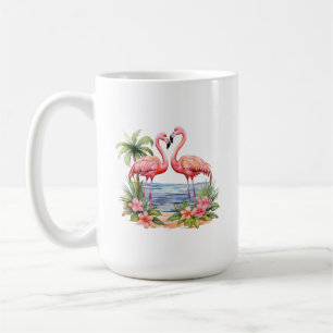 Roze Flamingo Mok