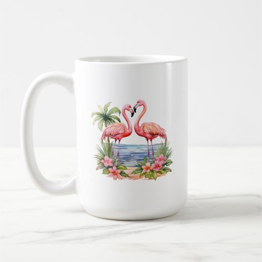 Roze Flamingo Mok (Links)