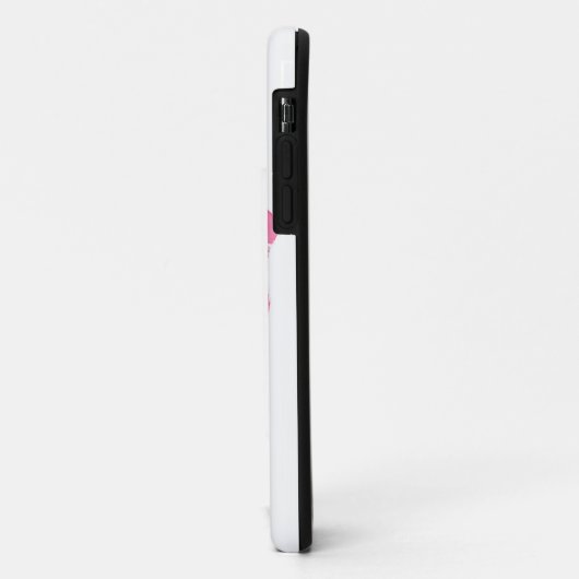 Roze Flamingo Monogram Case-Mate iPhone Case (Achterkant/links)