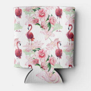 Roze Flamingo: Naadloze Patroon Elegantie Blikjeskoeler