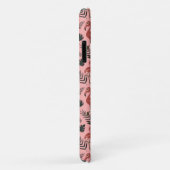 Roze flamingo naadloze patroonbloemen en -bladeren Case-Mate iPhone case (Achterkant/rechts)