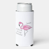 Roze Flamingo Oh Flock Het is mijn verjaardag Cust (Seltzer Voorkant)