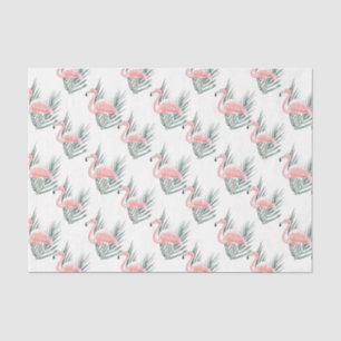 Roze Flamingo (Ontwerp 63 Roze Serie) Tissuepapier