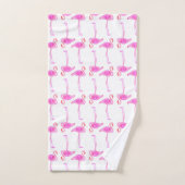 Roze Flamingo patroon Bad Handdoek (Handdoek)