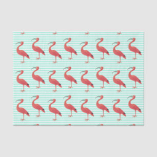 Roze Flamingo patroon - fijn papier voor kunststof